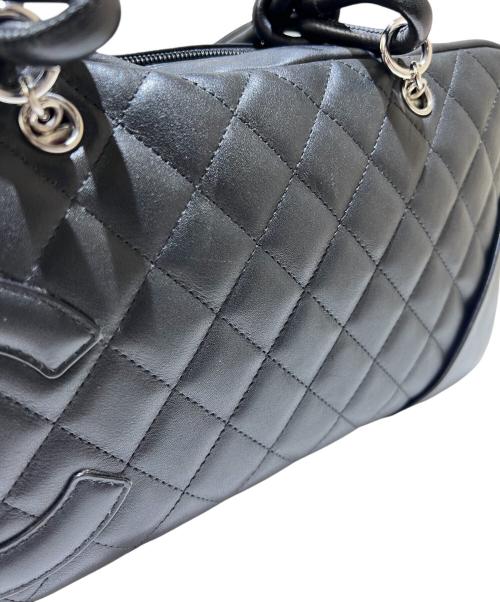 CHANEL（シャネル）CHANEL (シャネル) カンボン ボーリングバッグ ブラック サイズ:-の古着・服飾アイテム