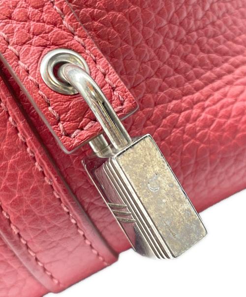 HERMES（エルメス）HERMES (エルメス) ピコタン ロック PM/シルバー金具/トリヨンクレマンス/レッド系/□Q刻印 レッド系 サイズ:PMの古着・服飾アイテム
