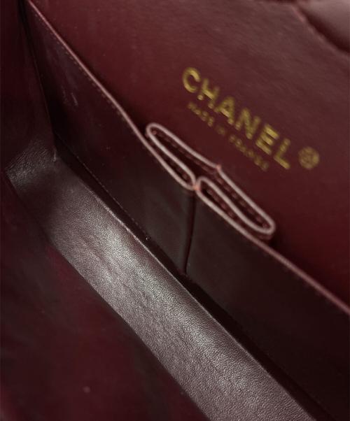 CHANEL（シャネル）CHANEL (シャネル) マトラッセ25　Wフラップチェーンショルダーバッグ ブラック サイズ:25の古着・服飾アイテム