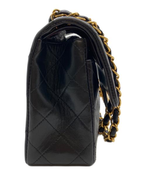 CHANEL（シャネル）CHANEL (シャネル) Wフラップマトラッセ/チェーンショルダーバッグ ブラック サイズ:23の古着・服飾アイテム