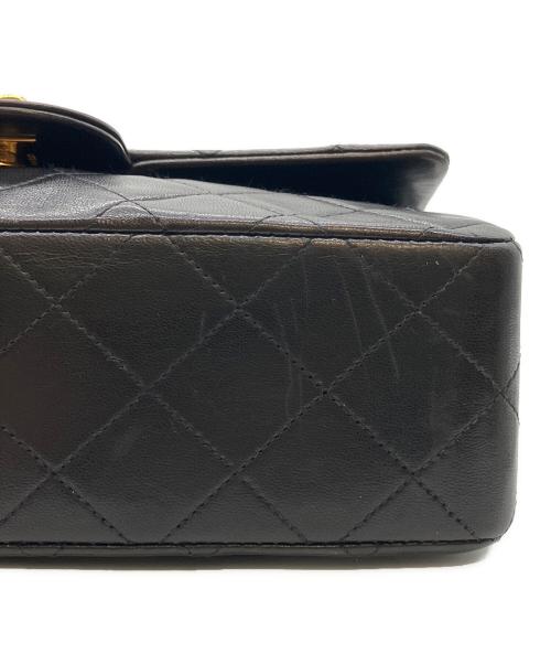 CHANEL（シャネル）CHANEL (シャネル) Wフラップマトラッセ/チェーンショルダーバッグ ブラック サイズ:23の古着・服飾アイテム