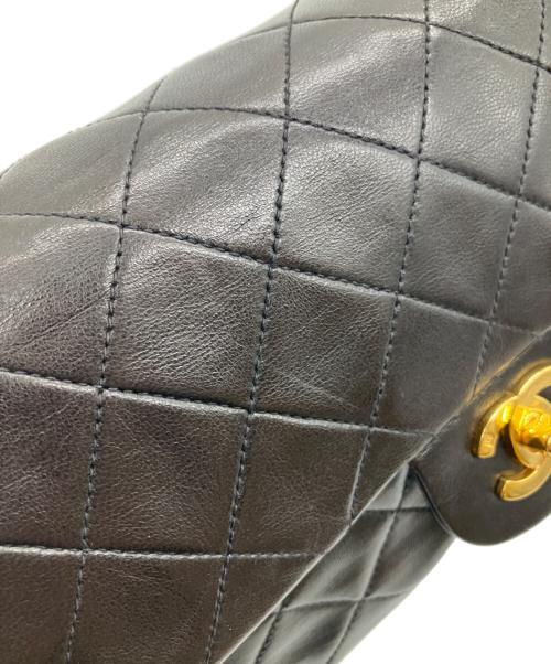CHANEL（シャネル）CHANEL (シャネル) Wフラップマトラッセ/チェーンショルダーバッグ ブラック サイズ:23の古着・服飾アイテム