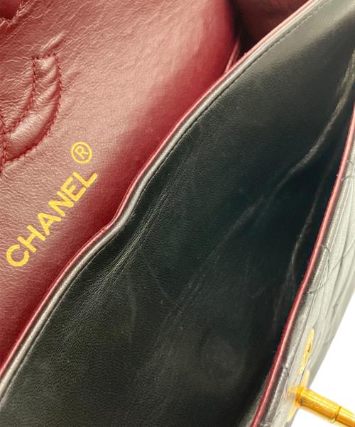 CHANEL（シャネル）CHANEL (シャネル) Wフラップマトラッセ/チェーンショルダーバッグ ブラック サイズ:23の古着・服飾アイテム