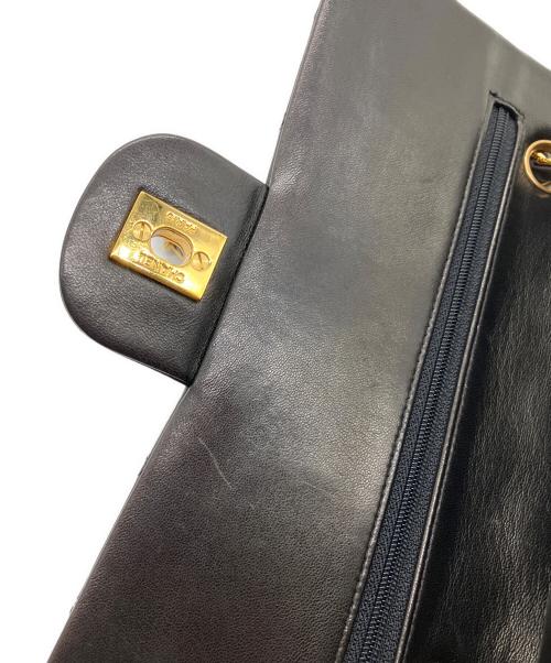 CHANEL（シャネル）CHANEL (シャネル) Wフラップマトラッセ/チェーンショルダーバッグ ブラック サイズ:23の古着・服飾アイテム