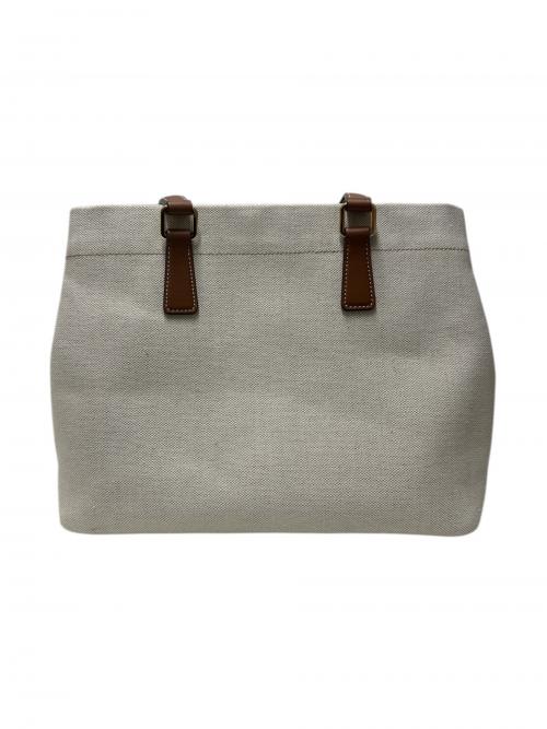 PRADA（プラダ）PRADA (プラダ) キャンバストートバッグ/1BG356 ベージュ サイズ:-の古着・服飾アイテム