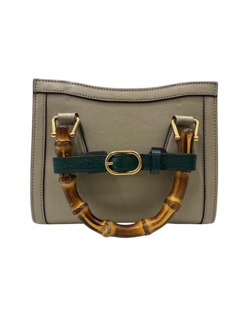 GUCCI（グッチ）GUCCI (グッチ) バンブーダイアナミニバッグ 655661/2WAYバッグ/ショルダーバッグ/ハンドバッグ ベージュ サイズ:mini/ミニの古着・服飾アイテム