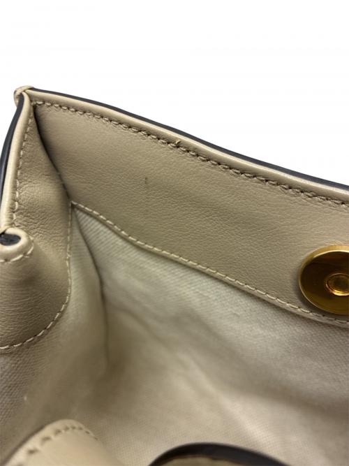 GUCCI（グッチ）GUCCI (グッチ) バンブーダイアナミニバッグ 655661/2WAYバッグ/ショルダーバッグ/ハンドバッグ ベージュ サイズ:mini/ミニの古着・服飾アイテム