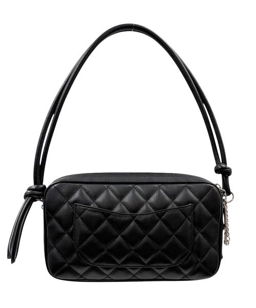 CHANEL（シャネル）CHANEL (シャネル) カンボンライン ワンショルダーバッグ ブラックの古着・服飾アイテム