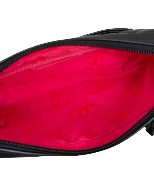 CHANEL（シャネル）CHANEL (シャネル) カンボンライン ワンショルダーバッグ ブラックの古着・服飾アイテム