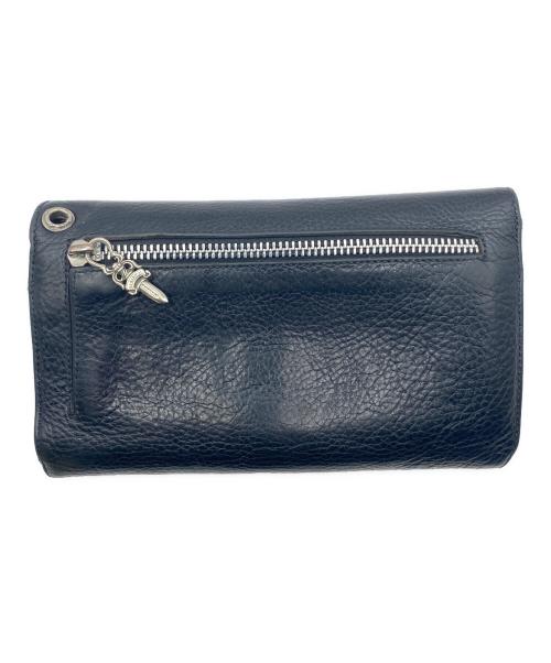 CHROME HEARTS（クロムハーツ）CHROME HEARTS (クロムハーツ) ウェーブウォレット ブラック サイズ:-の古着・服飾アイテム
