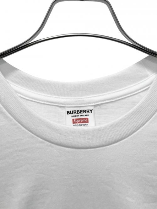 SUPREME（シュプリーム）SUPREME (シュプリーム) BURBERRY (バーバリー) BoxLogo Tee/ボックスロゴTシャツ ホワイト サイズ:M 未使用品の古着・服飾アイテム