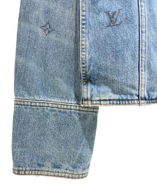 LOUIS VUITTON（ルイ ヴィトン）LOUIS VUITTON (ルイ ヴィトン) LV コットン モノグラムデニムジャケット ブルー サイズ:48の古着・服飾アイテム