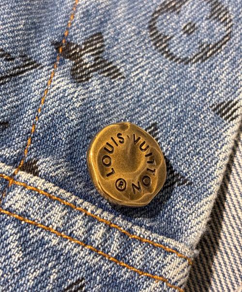 LOUIS VUITTON（ルイ ヴィトン）LOUIS VUITTON (ルイ ヴィトン) LV コットン モノグラムデニムジャケット ブルー サイズ:48の古着・服飾アイテム