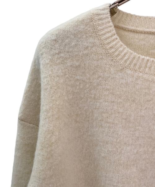 LOEWE（ロエベ）LOEWE (ロエベ) アナグラムインターシャセーター ベージュ サイズ:Sの古着・服飾アイテム