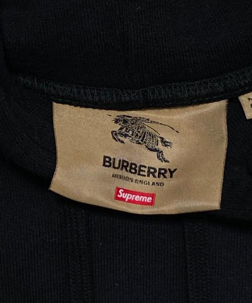 SUPREME（シュプリーム）SUPREME (シュプリーム) BURBERRY (バーバリー) Box Logo Hooded Sweatshirt ブラック サイズ:Sの古着・服飾アイテム