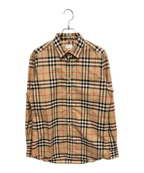 BURBERRY（バーバリー）BURBERRY (バーバリー) ノバチェックシャツ ベージュ サイズ:Sの古着・服飾アイテム