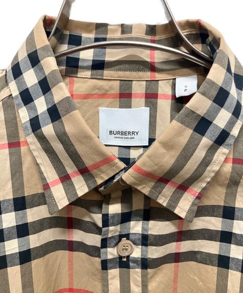BURBERRY（バーバリー）BURBERRY (バーバリー) ノバチェックシャツ ベージュ サイズ:Sの古着・服飾アイテム