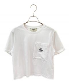 中古・古着通販】CELINE (セリーヌ) ロゴTシャツ ホワイト サイズ:XS