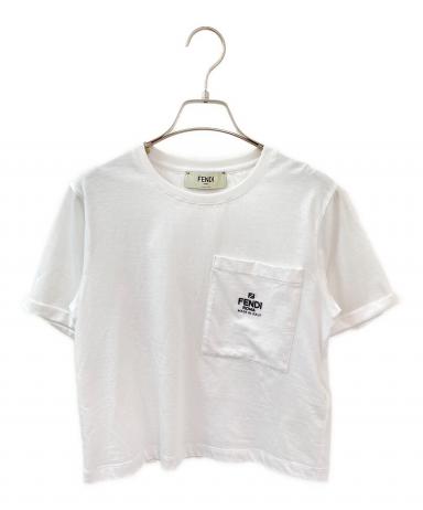 ＦＥＮＤＩ　フェンディ　エボリューション　テイアドロップ　未使用　ホワイト★専用 中古・古着通販】FENDI (フェンディ) クロップドTシャツ ホワイト