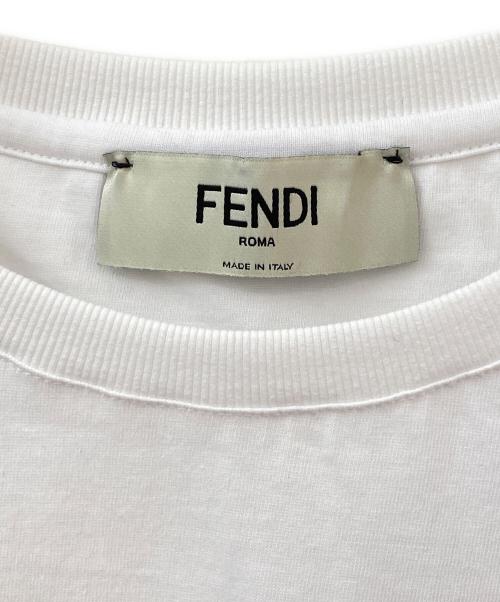 FENDI（フェンディ）FENDI (フェンディ) クロップドTシャツ ホワイト サイズ:XXSの古着・服飾アイテム