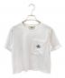 FENDI（フェンディ）の古着「クロップドTシャツ」｜ホワイト