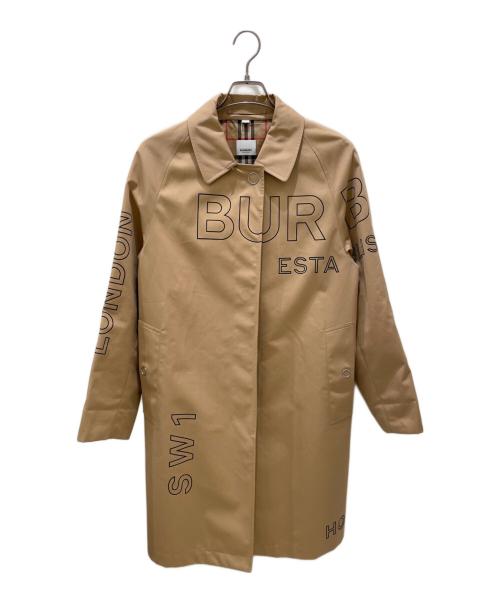 BURBERRY（バーバリー）BURBERRY (バーバリー) ホースフェリーステンカラーコート ベージュ サイズ:36の古着・服飾アイテム