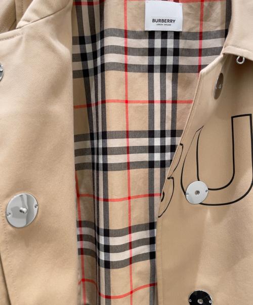 BURBERRY（バーバリー）BURBERRY (バーバリー) ホースフェリーステンカラーコート ベージュ サイズ:36の古着・服飾アイテム