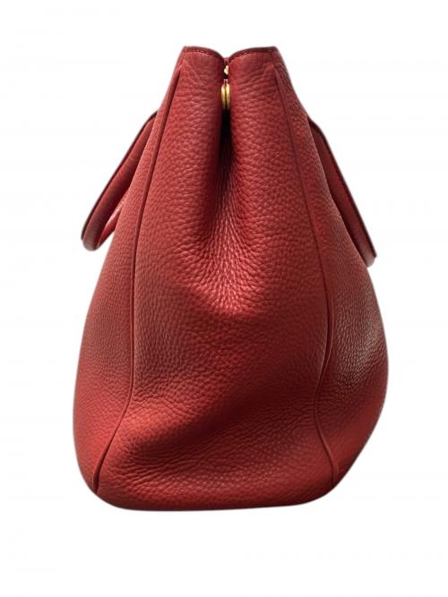 PRADA（プラダ）PRADA (プラダ) 2WAY ヴィッテロダイノ ハンドバッグ/BN2579 レッド サイズ:-の古着・服飾アイテム