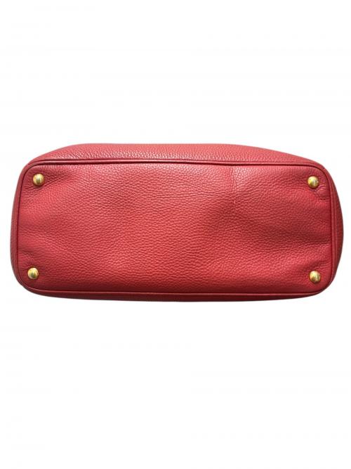 PRADA（プラダ）PRADA (プラダ) 2WAY ヴィッテロダイノ ハンドバッグ/BN2579 レッド サイズ:-の古着・服飾アイテム