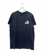 MONCLERモンクレール）の古着「ロゴワッペンTシャツ」｜ネイビー