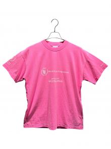 BALENCIAGA（バレンシアガ）の古着「WFPロゴTシャツ」｜ショッキングピンク