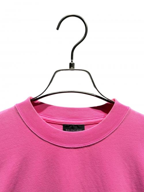 BALENCIAGA（バレンシアガ）BALENCIAGA (バレンシアガ) WFPロゴTシャツ ショッキングピンク サイズ:Sの古着・服飾アイテム
