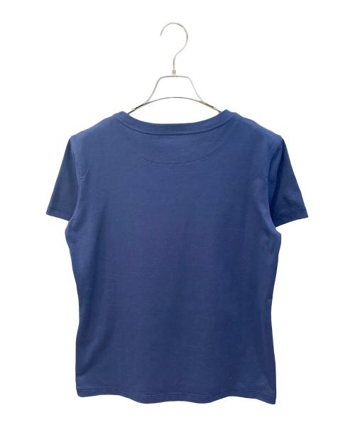HERMES（エルメス）HERMES (エルメス) クロシェット刺繍ポケットTシャツ ブルー サイズ:size36の古着・服飾アイテム