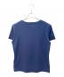 HERMES (エルメス) クロシェット刺繍ポケットTシャツ ブルー サイズ:size36：35000円