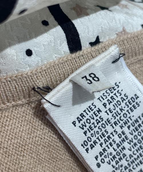 HERMES（エルメス）HERMES (エルメス) ツイルレーヌワンピース ベージュ サイズ:38の古着・服飾アイテム