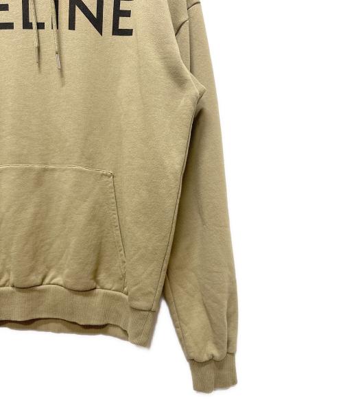 CELINE（セリーヌ）CELINE (セリーヌ) コットンロゴパーカー/コットンフーディー オリーブ サイズ:XSの古着・服飾アイテム