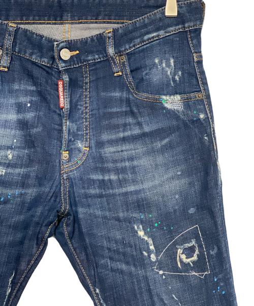 DSQUARED2（ディースクエアード）DSQUARED2 (ディースクエアード) ダメージ加工デニムパンツ サイズ:46の古着・服飾アイテム