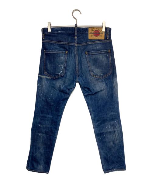 DSQUARED2（ディースクエアード）DSQUARED2 (ディースクエアード) ダメージ加工デニムパンツ サイズ:46の古着・服飾アイテム