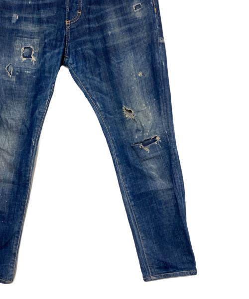 DSQUARED2（ディースクエアード）DSQUARED2 (ディースクエアード) ダメージ加工デニムパンツ サイズ:46の古着・服飾アイテム