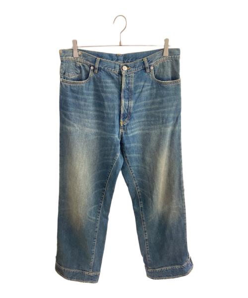 Maison Margiela（メゾンマルジェラ）Maison Margiela (メゾンマルジェラ) CUFFS DENIM PANTS  サイズ:W34の古着・服飾アイテム