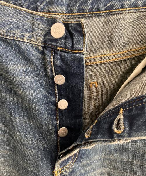 Maison Margiela（メゾンマルジェラ）Maison Margiela (メゾンマルジェラ) CUFFS DENIM PANTS  サイズ:W34の古着・服飾アイテム