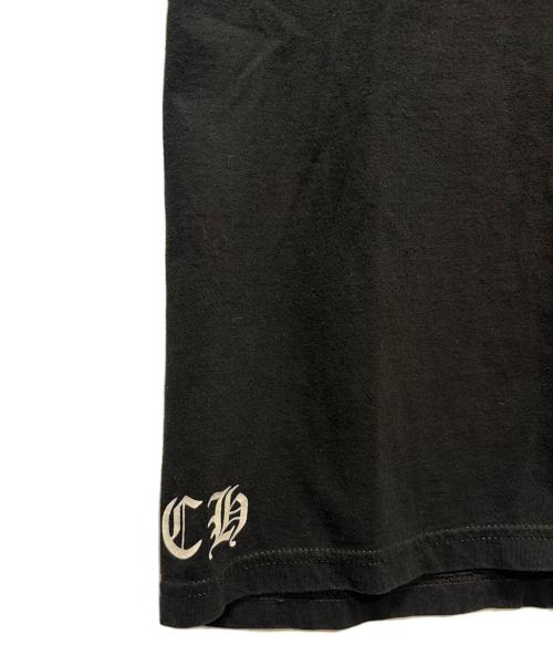 CHROME HEARTS（クロムハーツ）CHROME HEARTS (クロムハーツ) ポケットTシャツ/ポケット付きロゴTシャツ ブラック カットソー ブラック サイズ:Sの古着・服飾アイテム