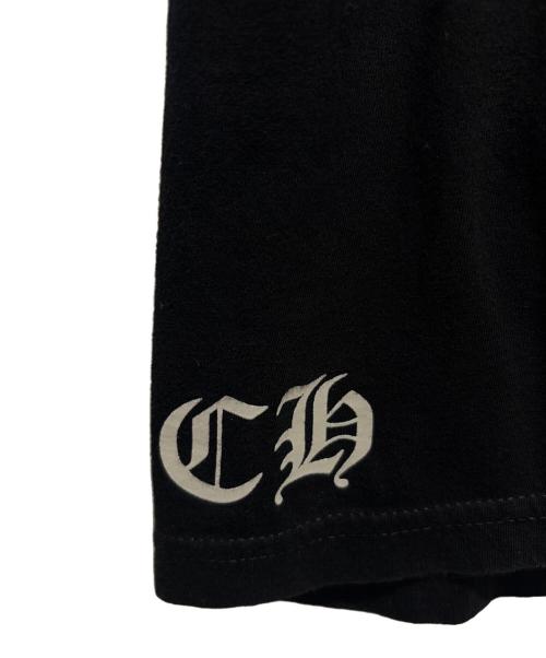 CHROME HEARTS（クロムハーツ）CHROME HEARTS (クロムハーツ) ポケットTシャツ/ポケット付きロゴTシャツ ブラック カットソー ブラック サイズ:Sの古着・服飾アイテム