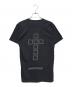 CHROME HEARTS (クロムハーツ) ポケットTシャツ/ポケット付きロゴTシャツ ブラック カットソー ブラック サイズ:S：40000円