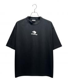 BALENCIAGA（バレンシアガ）の古着「ロゴTシャツ」｜ブラック
