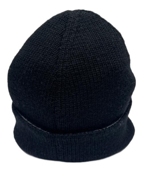FENDI（フェンディ）FENDI (フェンディ) Logo beanie/ ロゴニット帽 ブラック サイズ:Freeの古着・服飾アイテム