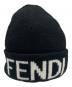 FENDI (フェンディ) Logo beanie/ ロゴニット帽 ブラック サイズ:Free：30000円