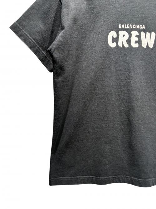 BALENCIAGA（バレンシアガ）BALENCIAGA (バレンシアガ) ロゴTシャツ/612965 TIV24 ブラック サイズ:Sの古着・服飾アイテム