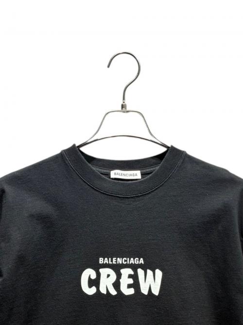 BALENCIAGA（バレンシアガ）BALENCIAGA (バレンシアガ) ロゴTシャツ/612965 TIV24 ブラック サイズ:Sの古着・服飾アイテム