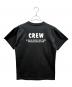 中古・古着 BALENCIAGA (バレンシアガ) ロゴTシャツ/612965 TIV24 ブラック サイズ:S：30000円